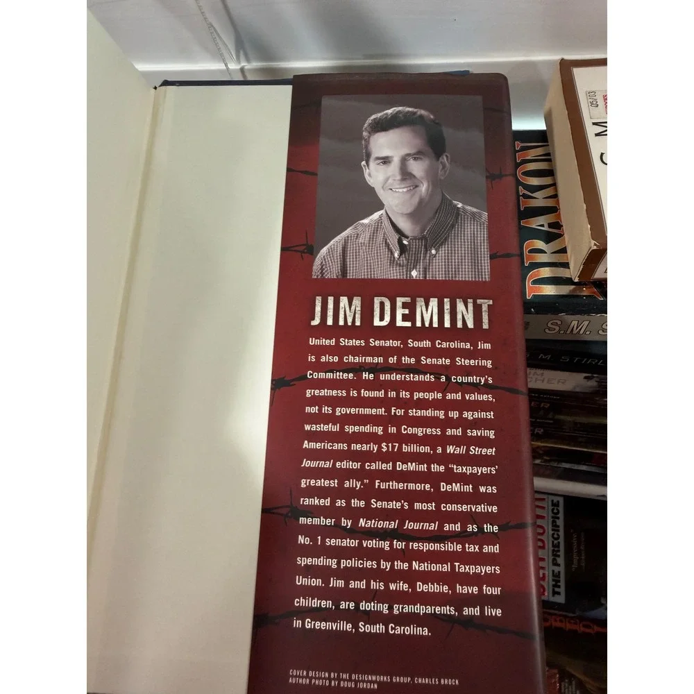 Jim DeMint Signed Saving Freedom Hardcover 1st Edition 2009 Politics US Senator